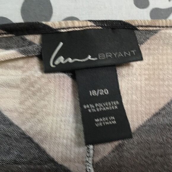 NWOT. Lane Bryant Women’s Size 18/20 Cold Shoulder Blouse - Picture 11 of 11